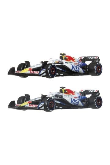 Formula 1 Hot Wheels Premium Döküm Araç 2'li Paket 1:64 Takım Visa Nakit Uygulaması Racing Bulls