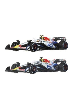 Formula 1 Hot Wheels Premium Döküm Araç 2'li Paket 1:64 Takım Visa Nakit Uygulaması Racing Bulls