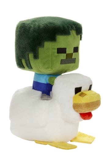 Minecraft Deluxe Peluche Poulet Jockey 20 cm