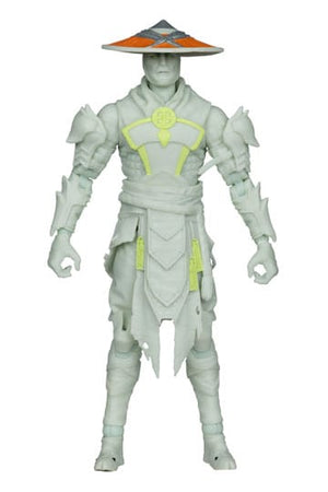 Mortal Kombat Actionfigur leuchten in der Dark Edition Raiden (Gold Label) 18 cm