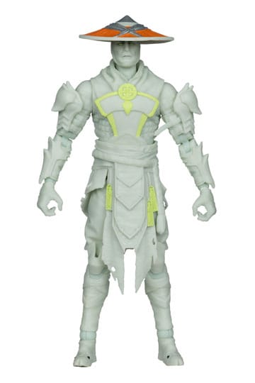 Mortal Kombat -actie Figuur Glow in the Dark Edition Raiden (Gold Label) 18 cm