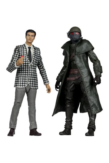 Fallout: New Vegas Statue 2er-Pack Riot Ranger Armor & Benny Survivor 18 cm