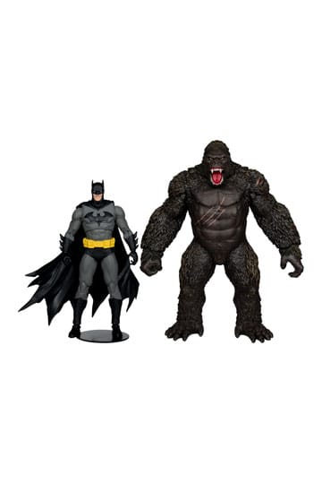 DC Justice League Monsterverse DC Multiverse Action Figures 2-Pack Batman e Kong 29 cm