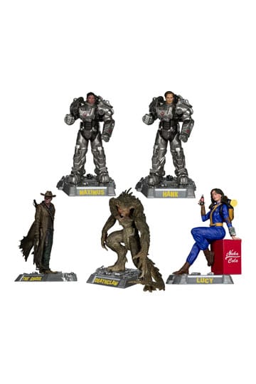 Fallout Movie Galningar PVC-statyer Wave 3 Sortiment (6)