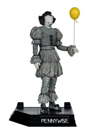 Het Welcome to Derry Movie Maniacs Figuur Pennywise (zwart-wit) 16 cm
