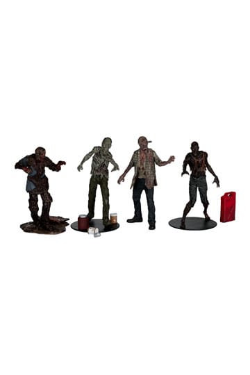 The Walking Dead aksiyon figürleri 4 paket yürüyüşçü 13 cm