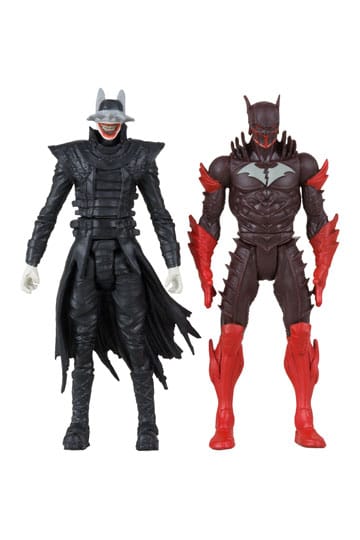 DC Direct Gaming Action Figures Batman Who Laughs & Red Death (Dark Nights Metal #1) 8 cm