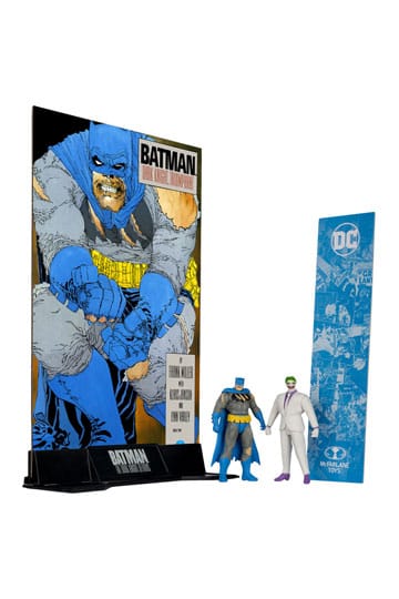 DC Direct Page Punchers Action Figure 2-Pack Batman & The Joker (Batman: The Dark Knight Returns) 8 cm