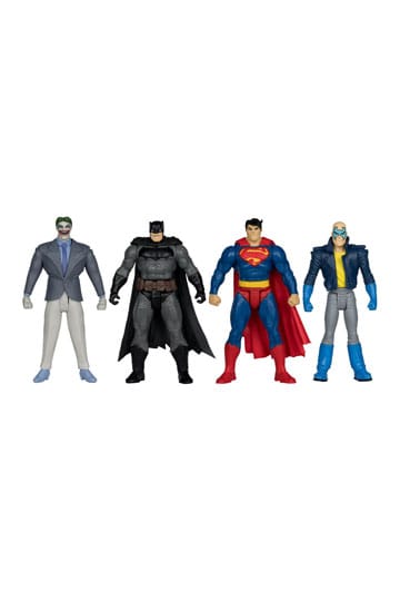 DC Direct Page Punchers Action Figur 4-Pack Batman & søn af Batman & Superman & Joker 7 cm