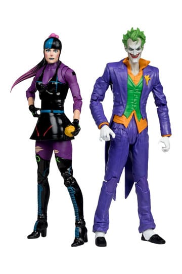 DC Multiverse Actiefiguren Pakket van 2 The Joker &amp; Punchline 18 cm