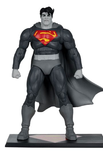 DC Multiverse Action Figur Superman (The Dark Knight vender tilbage) (Black & White Accent Edition) (Gold Label) 18 cm