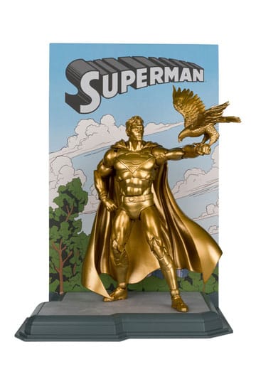 DC Multiverse Action FigureSuperman (Centennial Park Tribute Statue) Gold Label 18 cm