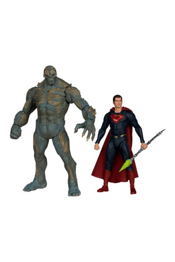 Batman v Superman: Dawn of Justice DC Multiverse Mega Action Figure 2-Pack Doomsday & Superman