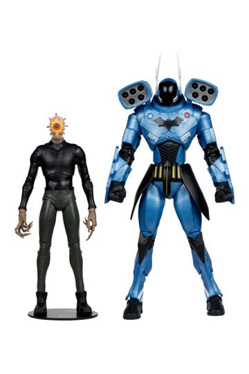 DC Multiverse Actie Figuur 2-Pack Rookie &amp; Mr. Bloom (Batman: Endgame) (Gold Label) (SDCC) 18 cm