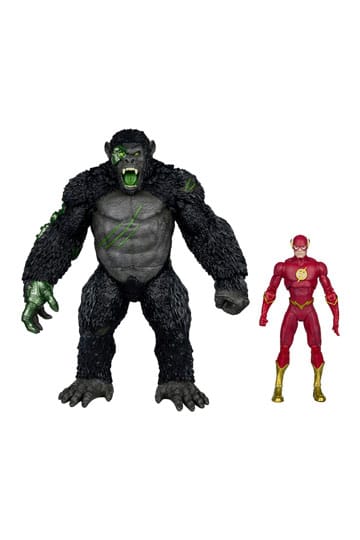 DC Multivese Action Şekil 2 Pack Flash vs. Titano 18 cm