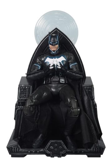 Figura de acción DC Multiverse McFarlane Collector Edition #47 Silla Batman y Mobius (Darkseid War) 18 cm