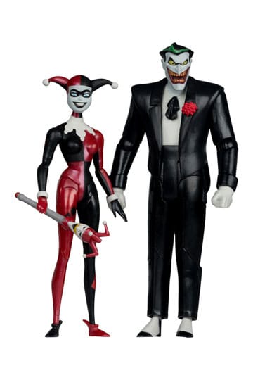 Batman: The Animated Series DC Direct Action Figures Harley Quinn & The Joker (Mad Love) (Gold Label) 18 cm