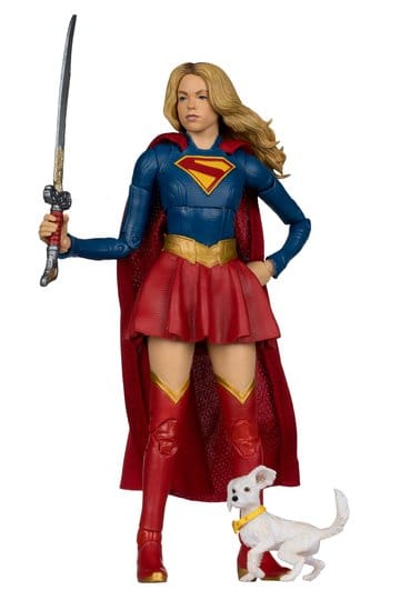 Supergirl (2026) DC Theatrical Deluxe Edition actiefiguur Supergirl & Baby Krypto 17 cm