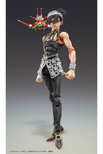 JoJo's Bizarre Adventure Part 5: Golden Wind Action Figure Chozokado (Narancia Ghirga & As Ver. Black) 15 cm