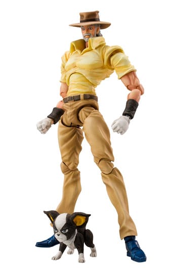 JoJo's Bizarre Adventure Super Action Action Figure Chozokado (Joseph Joestar & Iggy) (3rd-run) 15 cm