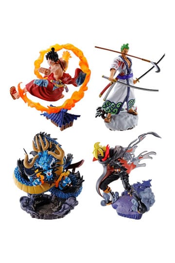 One Petitrama PVC Mini Statue logbox re Birth Wano Kuni Vol. 1 conjunto de 9 cm