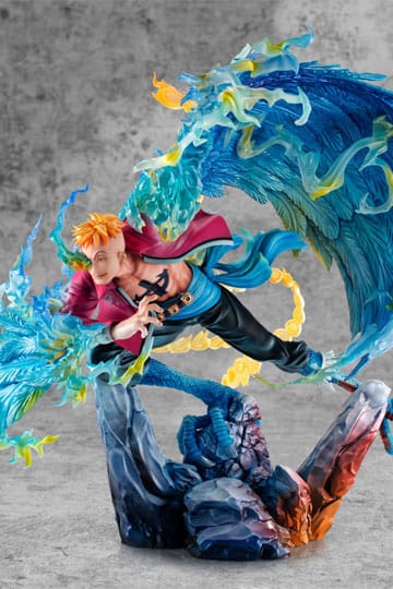 Estatua PVC One Piece P.O.P MAS Maximum Marco el Fénix Líder del 1er grupo de Piratas de Barbablanca 32 cm