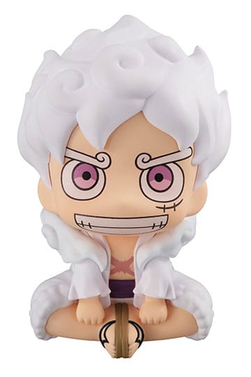 One Piece Look Up Up Statue Monkey D. Luffy Gear Quinto 11 cm