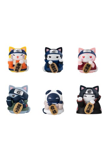 Naruto-Nyaruto! Mega Cat Project Trading Figures Wenkt nog een keer het kattenfortuin 7 cm Asst. (6)