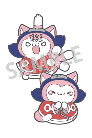 Naruto Mega Cat Project Nyaruto! Emalje stifter Sakura Haruno 5 cm sag (48)