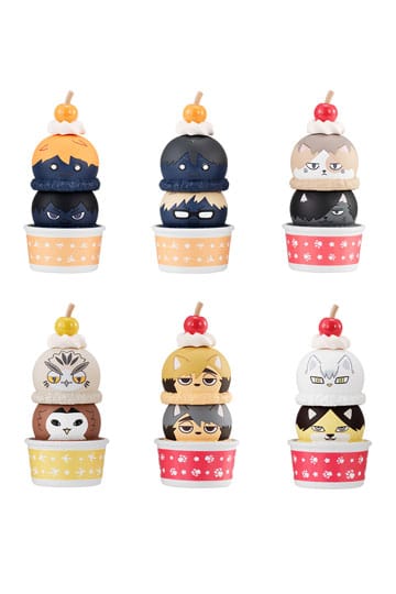 Haikyu !! Tsumichen Stack Up & Change Trading Figure 6 Pack 8 cm (avec cadeau)