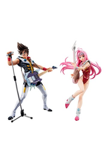 Macross 7 Pvc Statue Fire Bomber Live Stage 23 cm