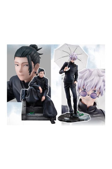 Jujutsu Kaisen PVC Statue Suguru geto y Satoru Gojo kosen ver. (con regalo)