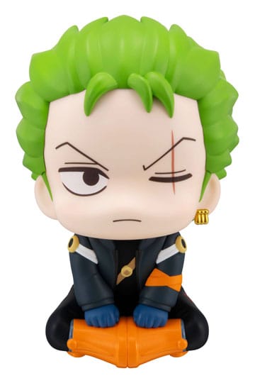 Estatua de PVC de One Piece Look Up Roronoa Zoro Future Island Egghead Ver. 11cm