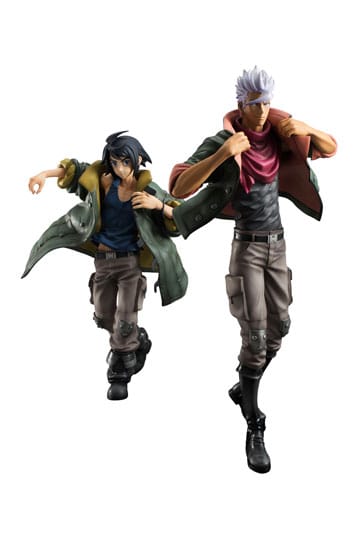 Mobile Suit Gundam Demir Kan Yetimleri G.E.M. Serisi PVC Heykel Mikazuki Augus ve Orga Itsuka 26 cm