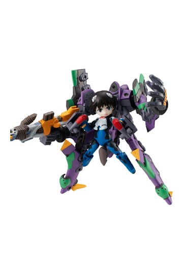 Evangelion Desktop Army Figur Shinji Ikari & Evangelion No. 1 New Theatrical Edition 15 cm