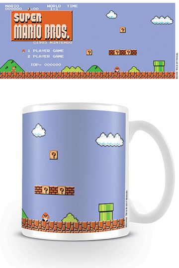 Super Mario Bros. Mug Retro Titre