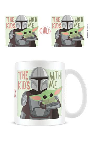 Star Wars Mandalorian krus barna med meg