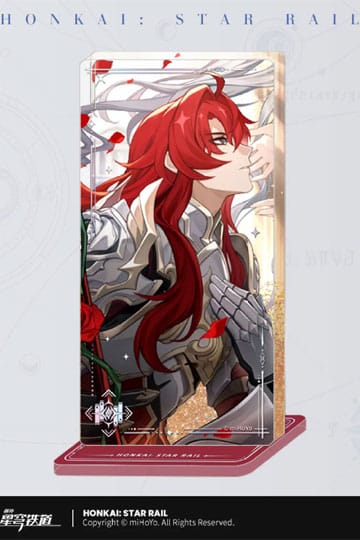 Honkai: Star Rail Light Cone Acryl Ornament with Glitter: Argenti An Instant Before a Gaze 15 cm