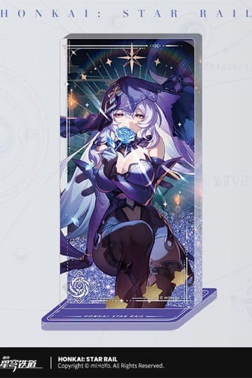 Honkai: Star Rail Light Cone Akryl Ornament med Glitter: Black Swan Reforged Remembrance 15 cm