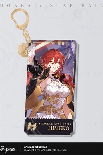 Honkai: Star Rail Characle Acrylic Keychain Himeko 9 cm