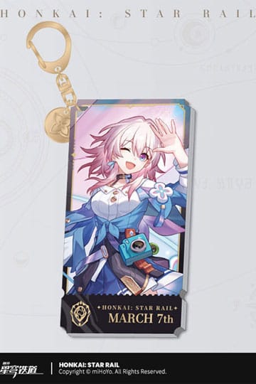 Honkai: Star Rail Caractor Acrylic Keychain 7 mars 9 cm