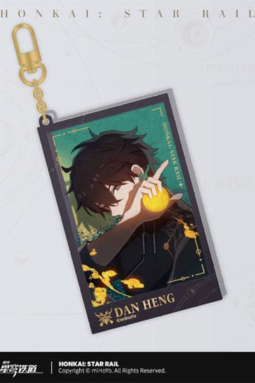 Honkai : Star Rail Countdown Departure Series Porte-clés Acrylique Dan Heng Glitter 9 cm