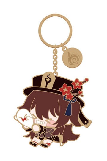 Genshin Impact Character Metal Keychain Hu Tao