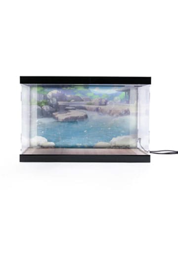 Azur Lane Acrylic Display Case with Lighting for figure Kashino Hot Springs Relaxation