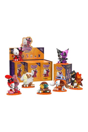 Kandy X Sanrio Blind Box Ft. Jason Freeny Collection Series 4 (Spooky Fun) Display (6)