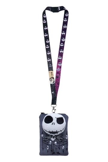 Nightmare Before Christmas Lanyard Jack Deluxe With Pouch Card Holder