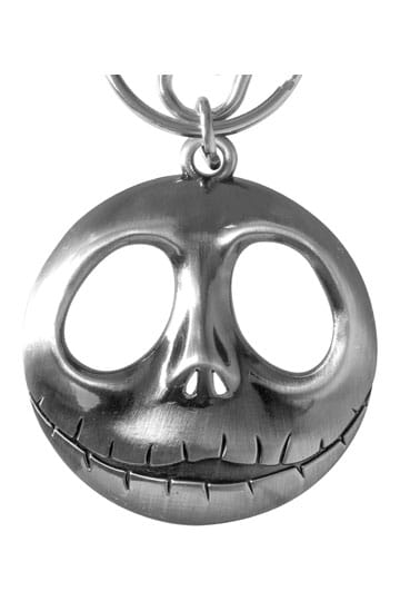 Nightmare Before Christmas Metal Keychain Jack Head met boog