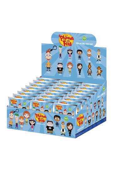 Exhibidor de clips para bolsas de espuma 3D de Phineas y Ferb Serie 1 (24)