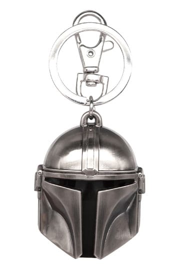 Star Wars Metal Keychain Mandalorian Helm