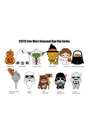 Star Wars 3D PVC Bag Clips Halloween Display (24)